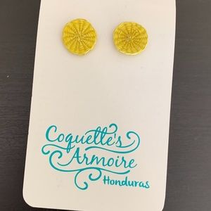 Coquette's Armoire Honduras Junco Stud Earrings